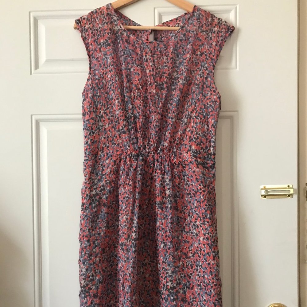 J Crew Silk Floral Dress